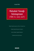 Rekabet Yasağı Sözleşmesi