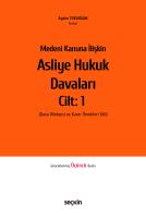 Asliye Hukuk Davaları C:1