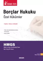 THEMIS – Borçlar Hukuku Özel Hükümler Konu Kitabı THEMIS – Borçlar Hukuku Özel Hükümler Konu Kitabı