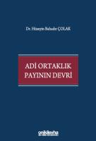 Adi Ortaklık Payının Devri