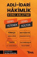 Adli- İdari Hakimlik Genel Yetenek- Genel Kültür Konu Anlatımı Adli- İdari Hakimlik Genel Yetenek- Genel Kültür Konu Anlatımı