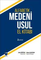 Alfabetik Medeni Usul El Kitabı 2.BASKI Alfabetik Medeni Usul El Kitabı 2.BASKI