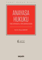 Anayasa Hukuku (THD) 6.BASKI Anayasa Hukuku (THD) 6.BASKI
