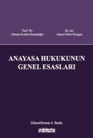 Anayasa Hukukunun Genel Esasları 4.BASKI