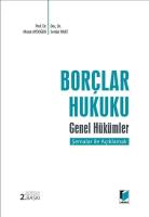 Borçlar Hukuku Genel Hükümler Borçlar Hukuku Genel Hükümler