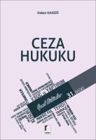 Ceza Hukuku Genel Hükümler 31.BASKI Ceza Hukuku Genel Hükümler 31.BASKI