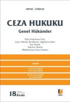 Ceza Hukuku Genel Hükümler 18.BASKI Ceza Hukuku Genel Hükümler 18.BASKI