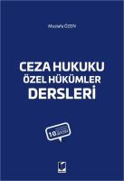 Ceza Hukuku Özel Hükümler Dersleri 10.BASKI