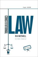 Constitutional Law in a nutshell 3.BASKI Constitutional Law in a nutshell 3.BASKI