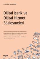 Dijital İçerik ve Dijital Hizmet Sözleşmeleri Dijital İçerik ve Dijital Hizmet Sözleşmeleri