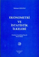 Ekonometri ve İstatistik İlkeleri