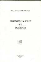 Ekonomik Kriz ve Sonrası