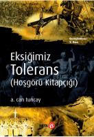 Eksiğimiz Tolerans; Hoşgörü Kitapçığı