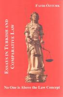 Essays In Turkish And Comparative Law