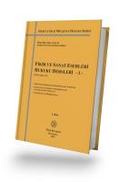 Fikir ve Sanat Eserleri Hukuku Dersleri - I - 2. Bası Fikir ve Sanat Eserleri Hukuku Dersleri - I - 2. Bası