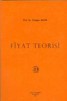 Fiyat Teorisi (Alkin)