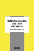 Hukuk Mesleklerine Giriş Sınavı Soru Bankası
