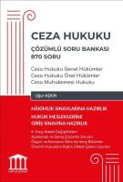 Hukuk Mesleklerine Giriş Sınavına Hazırlık - Ceza Hukuku Hukuk Mesleklerine Giriş Sınavına Hazırlık - Ceza Hukuku