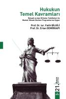 Hukukun Temel Kavramları 21.baskı Hukukun Temel Kavramları 21.baskı