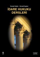 İdare Hukuku Dersleri 27.BASKI İdare Hukuku Dersleri 27.BASKI