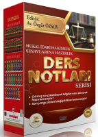 HUKAL İDARİ HAKİMLİK Hazırlık Ders Notları Seti 2026