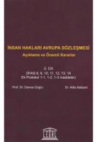 İnsan Hakları Avrupa Sözleşmesi ( Cilt 2 )