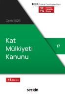 Kat Mülkiyeti Kanunu (Cep Kitabı) 43.BASKI Kat Mülkiyeti Kanunu (Cep Kitabı) 43.BASKI
