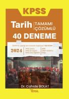 KPSS Tarih 40 Deneme Tamamı Çözümlü KPSS Tarih 40 Deneme Tamamı Çözümlü