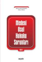 Medenî Usul Hukuku Sorunları Cilt: 6 Medenî Usul Hukuku Sorunları Cilt: 6