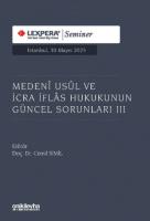 Medeni Usul ve İcra İflas Hukukunun Güncel Sorunları III
