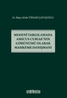 Medeni Yargılamada Amicus Curiae'nın Görünümü Olarak Mahkeme Danışmanı
