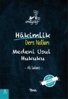 İMTİYAZ Medeni Usul Ders Notları 3.BASKI İMTİYAZ Medeni Usul Ders Notları 3.BASKI