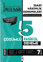 Müessir İdari Hakimlik Denemeleri-ÇÖZÜMLÜ/ 2024 Müessir İdari Hakimlik Denemeleri-ÇÖZÜMLÜ/ 2024