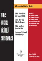 MİRAS HUKUKU ÇÖZÜMLÜ SORU BANKASI