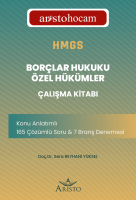 HMGS – Borçlar Hukuku Özel Hükümler Çalışma Kitabı HMGS – Borçlar Hukuku Özel Hükümler Çalışma Kitabı