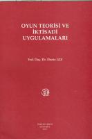 Oyun Teorisi ve İktisadi Uygulamaları