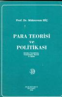 Para Teorisi ve Politikası