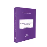 Kıymetli Evrak Hukuku Ders Kitabı