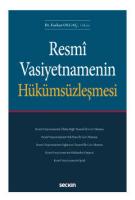 Resmî Vasiyetnamenin Hükümsüzleşmesi