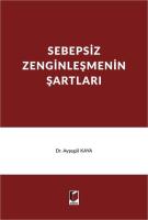 Sebepsiz Zenginleşmenin Şartları