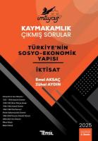 İMTİYAZ Kaymakamlık Çıkmış Sorular Türkiye'nin Sosyo-Ekonomik Yapısı ve İktisat İMTİYAZ Kaymakamlık Çıkmış Sorular Türkiye'nin Sosyo-Ekonomik Yapısı ve İktisat