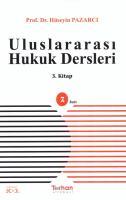 uluslararası hukuk dersleri 3 . kitap
