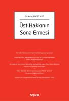 Üst Hakkının Sona Ermesi