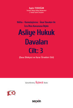 Asliye Hukuk Davaları C: 3 3.BASKI ( TEKDOĞAN ) Aydın Tekdoğan