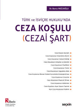 Ceza Koşulu (Cezai Şart) 2.BASKI ( YAĞCIOĞLU ) Burcu Yağcıoğlu