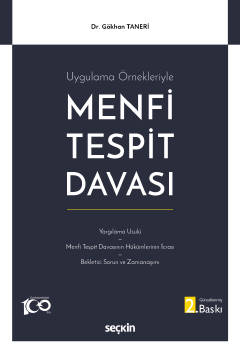 Menfi Tespit Davası 2.BASKI Dr. Gökhan Taneri