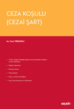 Ceza Koşulu (Cezai Şart) ( TÜRKOĞLU ) Cem Türkoğlu