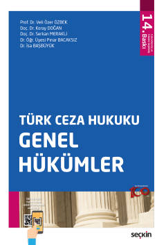 Türk Ceza Hukuku Genel Hükümler 14.BASKI Prof. Dr. Veli Özer ÖZBEK