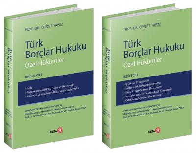 Türk Borçlar Hukuku Özel Hükümler Birinci Cilt | İkinci Cilt