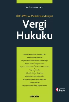 Vergi Hukuku (MYO) 4.BASKI